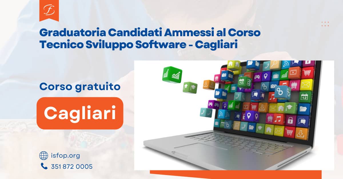 Graduatoria Candidati Ammessi Al Corso – Tecnico di sviluppo software - Cagliari -