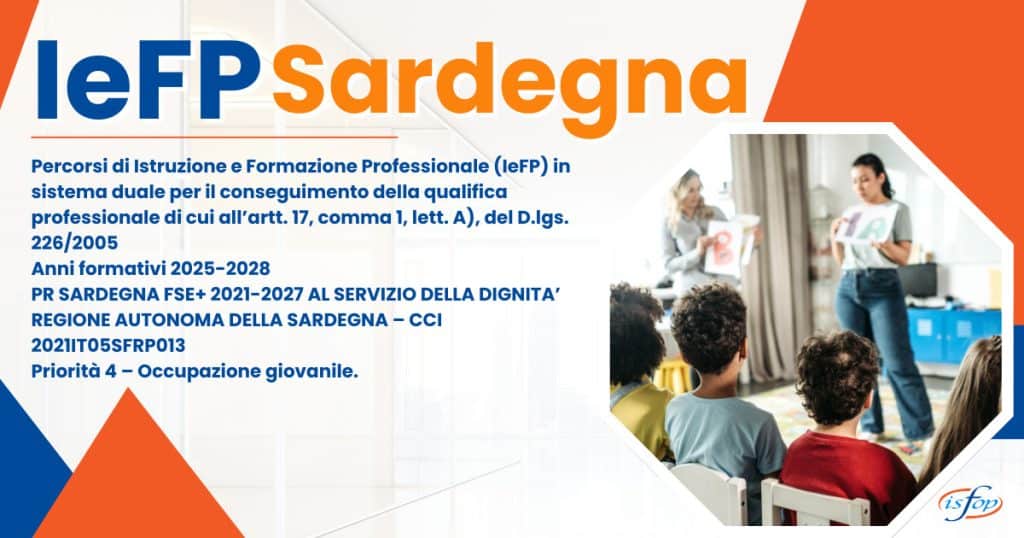 Formazione professionale in Sardegna per i corsi Iefp 2025-2028.